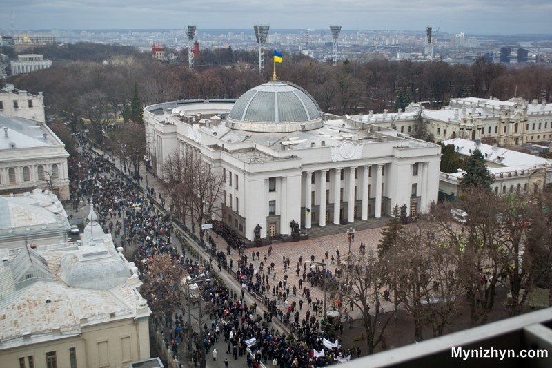 Верховна рада України з пташиного польоту, панорама верховна рада України