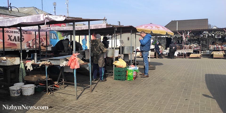 карантин, базар, покупці
