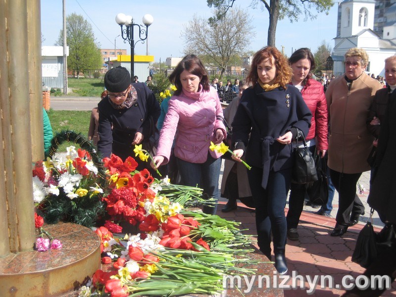 Вшанування пам'яті ліквідаторів на Чорнобильській АЕС