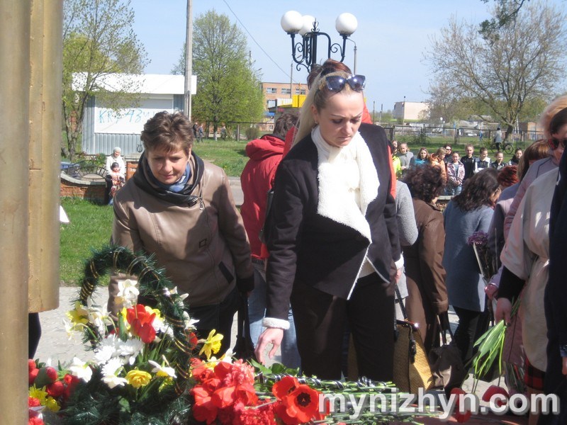 Вшанування пам'яті ліквідаторів на Чорнобильській АЕС