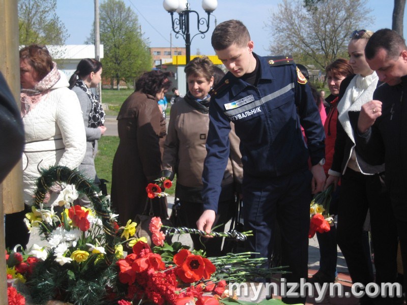 Вшанування пам'яті ліквідаторів на Чорнобильській АЕС