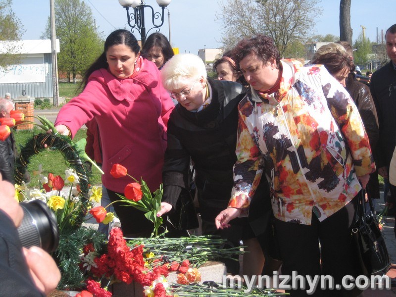 Вшанування пам'яті ліквідаторів на Чорнобильській АЕС