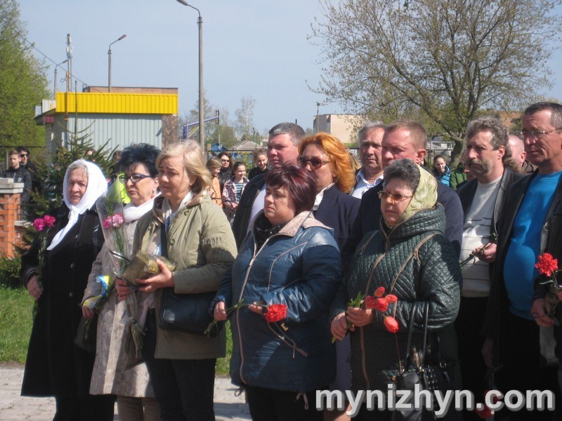 Вшанування пам'яті ліквідаторів на Чорнобильській АЕС