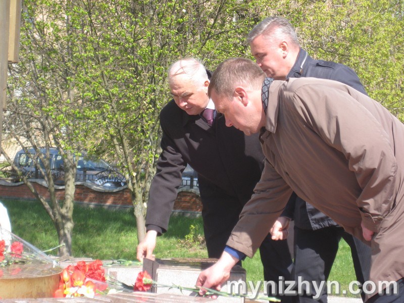 Вшанування пам'яті ліквідаторів на Чорнобильській АЕС