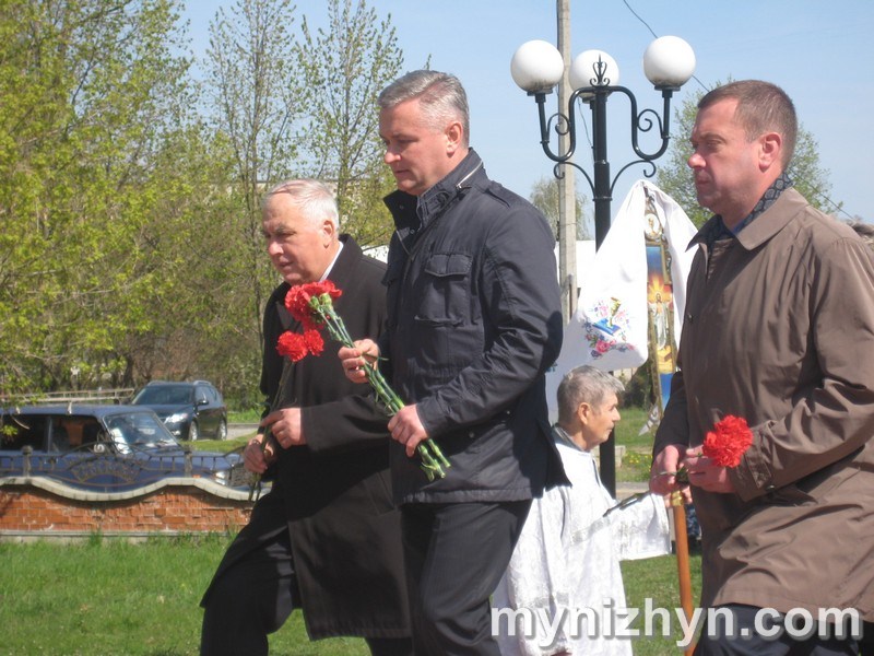 Вшанування пам'яті ліквідаторів на Чорнобильській АЕС