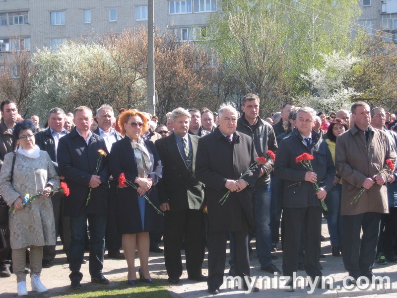 Вшанування пам'яті ліквідаторів на Чорнобильській АЕС