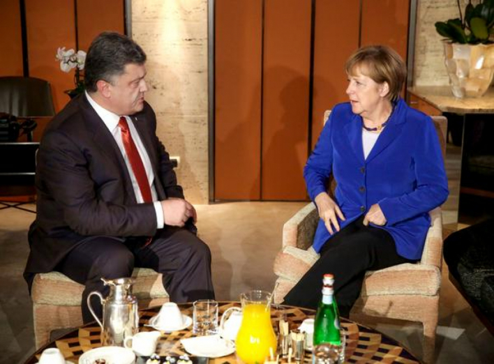 Бесіда Порошенка з Меркель тривала 50 хвилин