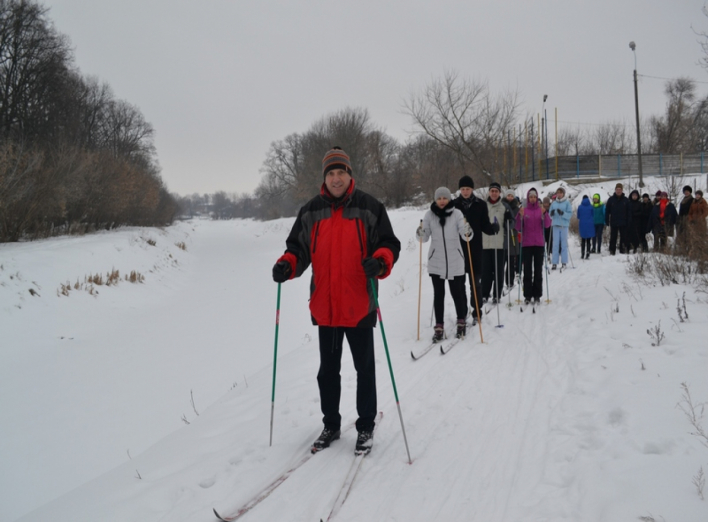 У Ніжині стартував патріотичний флешмоб з лижного пробігу 