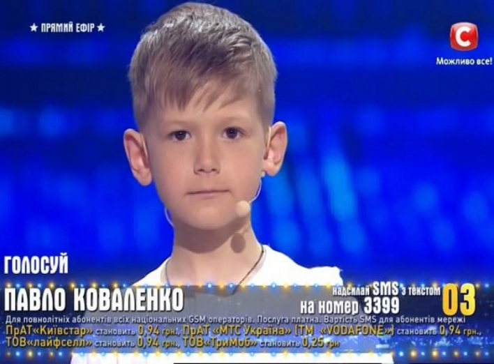 Павло Коваленко виступив у півфіналі шоу "Україна має талант"
