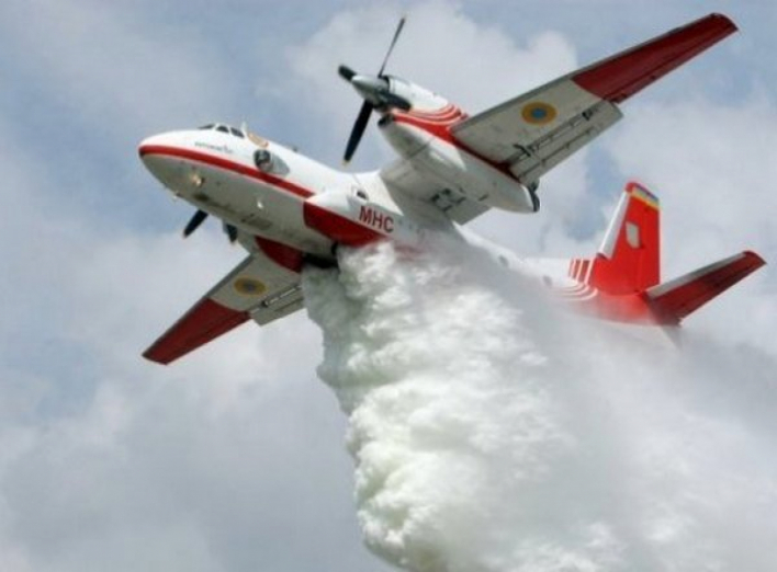 Гасити пожежу в Калинівці вирушив літак із Ніжина