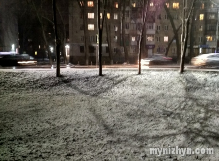 Ніжин засипало мокрим снігом: яку погоду обіцяють на Новий рік?