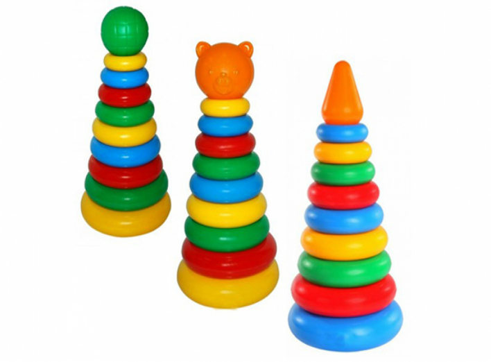 Пирамидка – любимая развивающая игрушка для детей