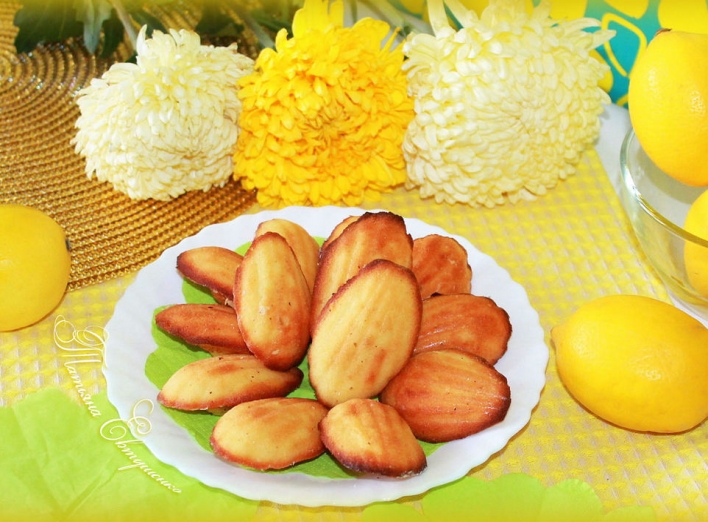 Суботній рецепт: лимонне печиво "Мадлен" фото