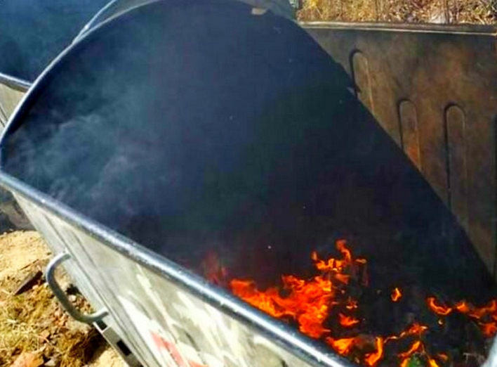 Ніжин: "пожежа у сміттєвому контейнері" фото