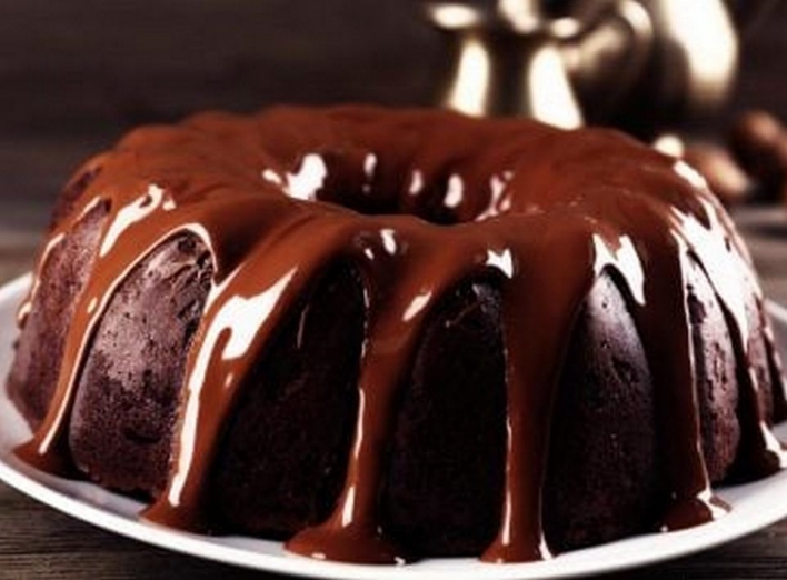 Шоколадний кекс з бананом - смачно і солодко фото