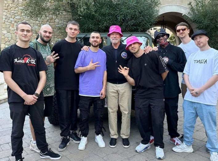  Kalush Orchestra зустрілися у США з Арнольдом Шварценеґґером