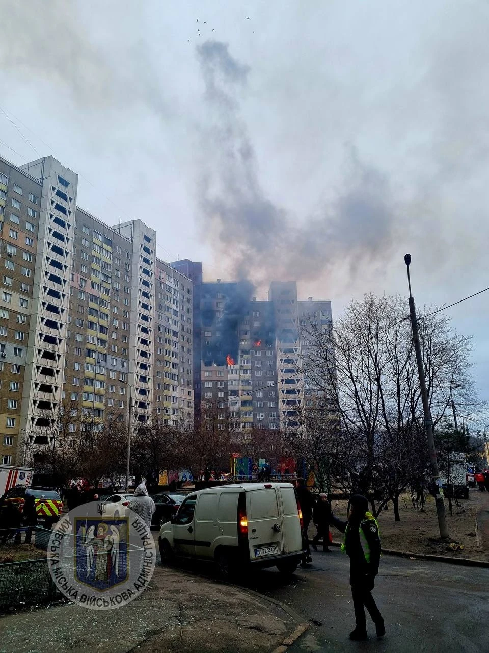 Київ у вогні: наслідки атаки росіян 7 лютого фото №2