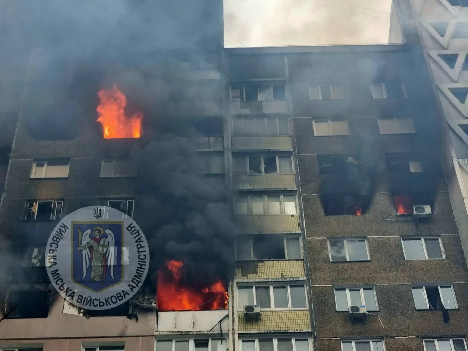 Київ у вогні: наслідки атаки росіян 7 лютого фото №5