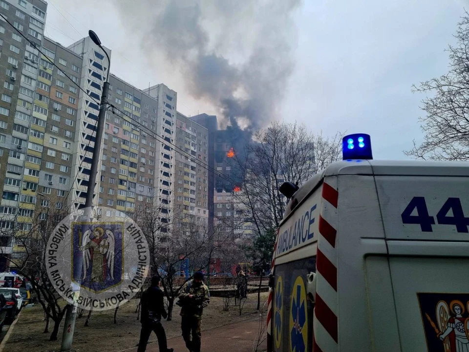 Київ у вогні: наслідки атаки росіян 7 лютого фото №6
