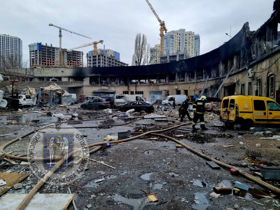 Київ у вогні: наслідки атаки росіян 7 лютого фото №13