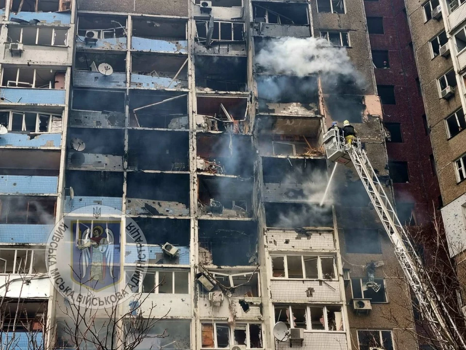 Київ у вогні: наслідки атаки росіян 7 лютого фото №17