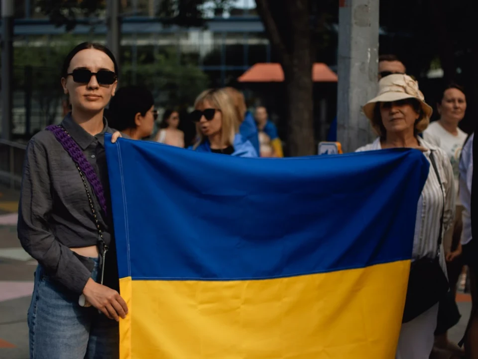 Українські козаки в Канаді: інтерв'ю з Ангеліною Таран про підтримку ЗСУ, мітинги та життя в Калгарі фото №8