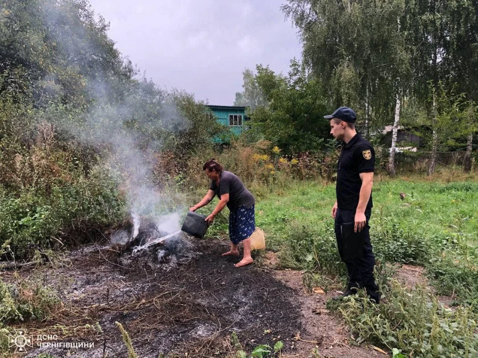 На Чернігівщині понад 400 осіб сплатили штрафи за спалювання сухої трави — ГУ ДСНС фото №4