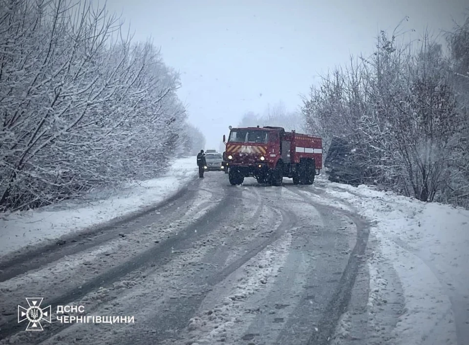 Вогнеборці ДСНС ліквідували на Чернігівщині три пожежі за добу: боротьба з наслідками від негоди фото №1