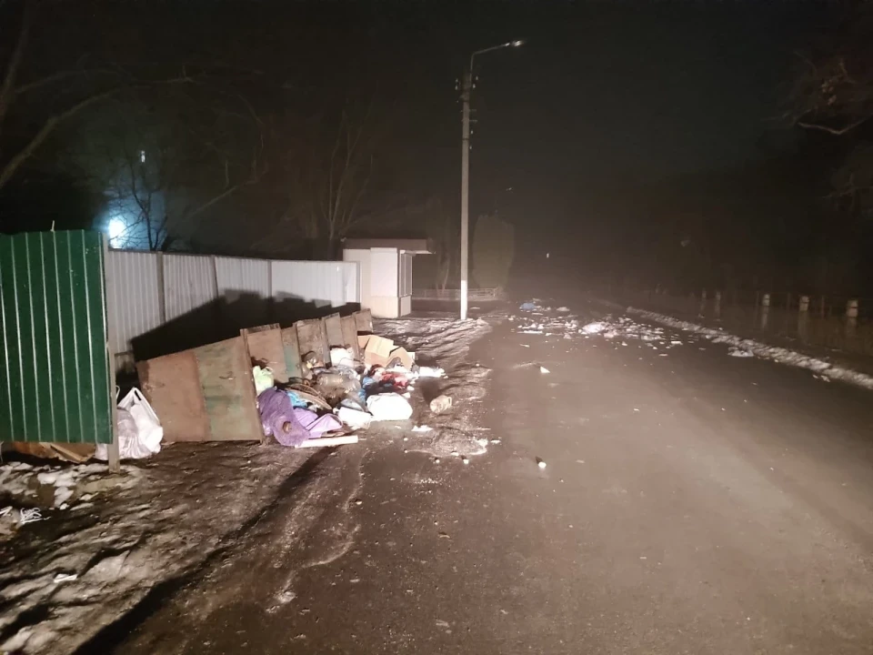 У Ніжині вандали поперевертали контейнери зі сміттям та рознесли його по дорозі фото №3