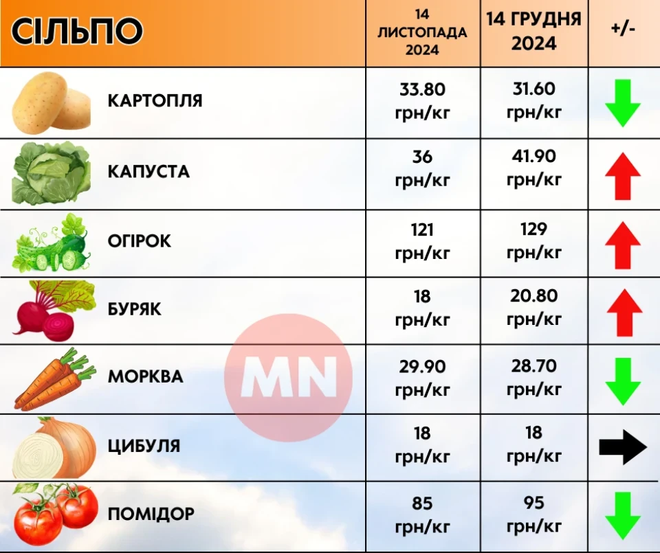 Дорогі овочі та"золота" олія: як змінилися ціни в супермаркетах Ніжина протягом місяця фото №5