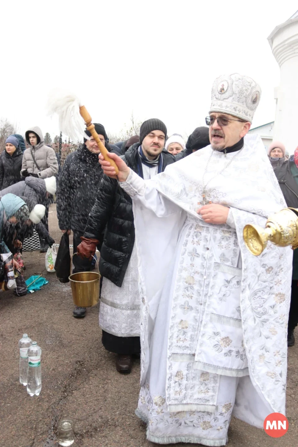 Водохреще в Ніжині: освячення води у Храмі Святої Покрови — Фоторепортаж фото №20