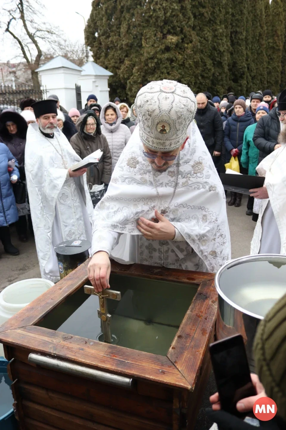 Водохреще в Ніжині: освячення води у Храмі Святої Покрови — Фоторепортаж фото №8