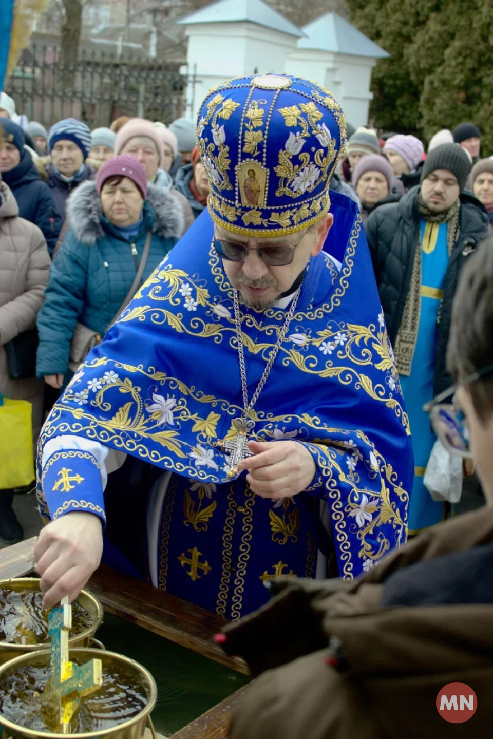 Стрітення Господнє у Покровській церкві Ніжина: освячення води та свічок — Фото фото №9