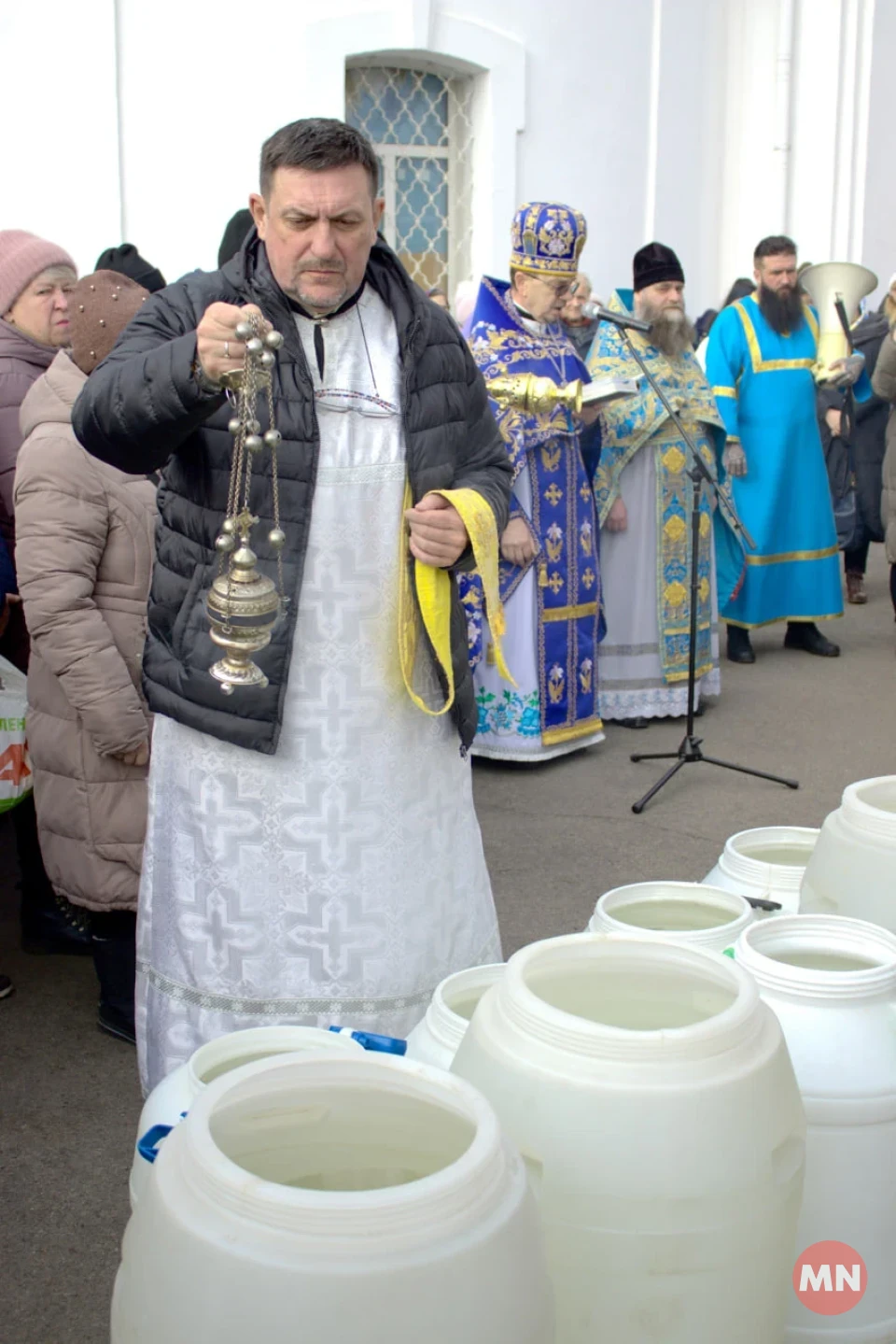 Стрітення Господнє у Покровській церкві Ніжина: освячення води та свічок — Фото фото №2