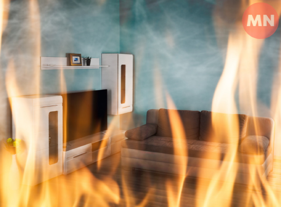 У Ніжині сталася пожежа в багатоповерхівці на вулиці Незалежності