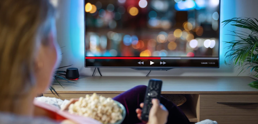 Де більшість людей дивилися фільми вдома?