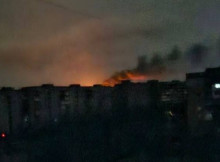 У Росії та окупованому Алчевську повідомили про нічні удари по промислових об'єктах