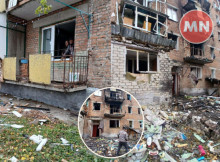 Як мешканці пошкодженого будинку оговтуються після нічної атаки на Ніжин - фото