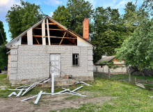 Російський дрон «Молнія» вдарив по центру Новгорода-Сіверського