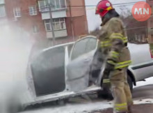 У Ніжині горів автомобіль: що відомо