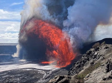 Вулкан Кілауеа на Гаваях викинув лаву на висоту до 400 метрів