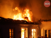 У селі на Ніжинщині згоріла господарча споруда