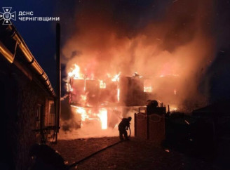 На Чернігівщині під час пожежі підліток отримав опіки обличчя та рук