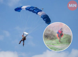 Парашутист випадково приземлився у вольєрі з тваринами: кому він склав компанію