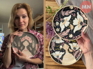 Від пензля до глини: ніжинська художниця Катерина Васечко відкриває  для себе кераміку