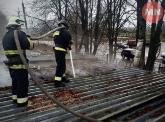 На Ніжинщині сталася пожежа в гаражі: згоріло майно