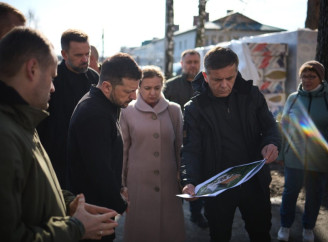 Володимир Зеленський відвідав село Ягідне на Чернігівщині