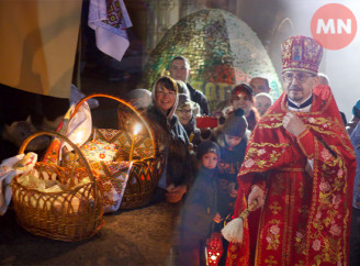 Христос Воскрес: як у Покровській церкві в Ніжині освячували паски — Фоторепортаж