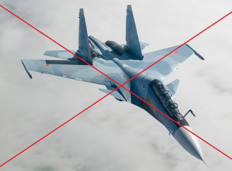 Росія заявила про падіння винищувача Су-30 в окупованому Криму