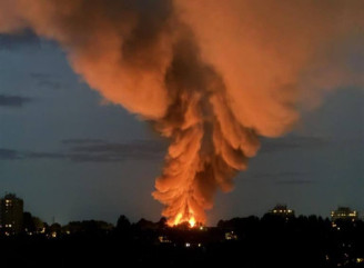 У британському Свіндоні стався потужний вибух на складах